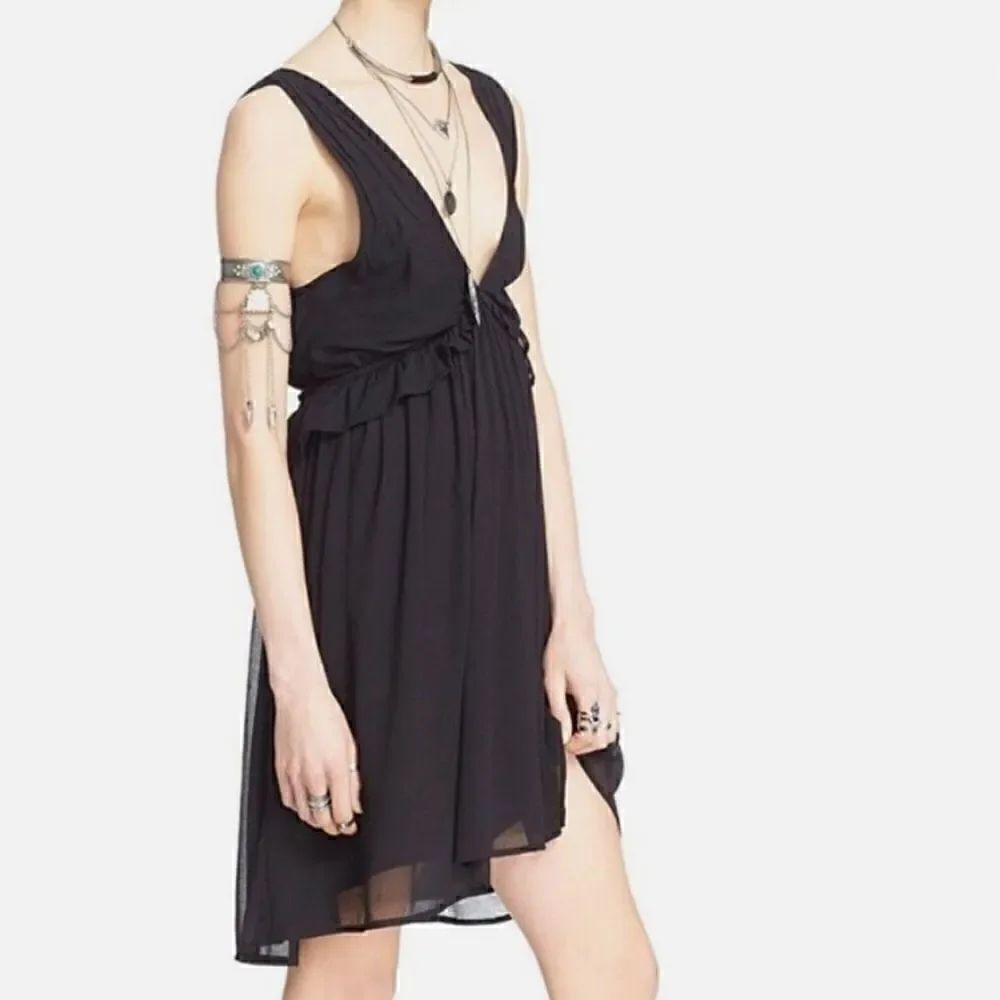 Free People Rio Grande Dress Black Size Small
